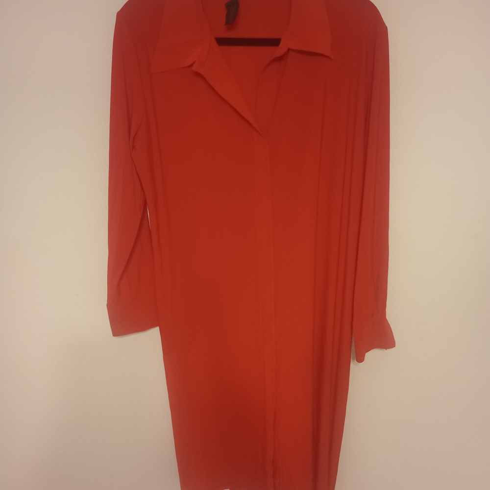 Women's Red Long Sleeve Top